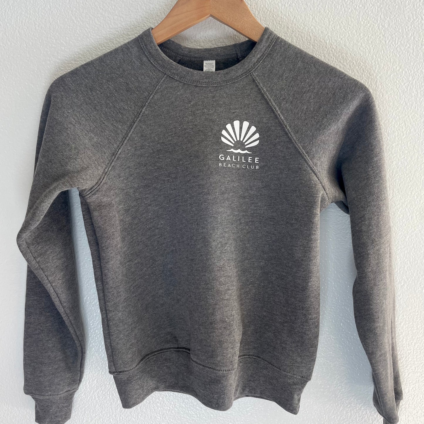 Youth Deep Heather Gray Pullover