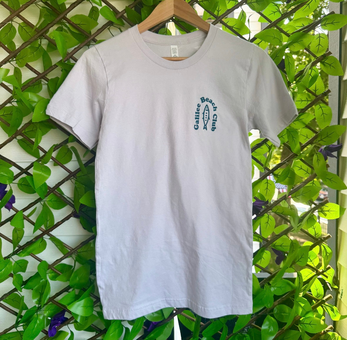 Light Lavender Unisex Fish Short Sleeve T-Shirt