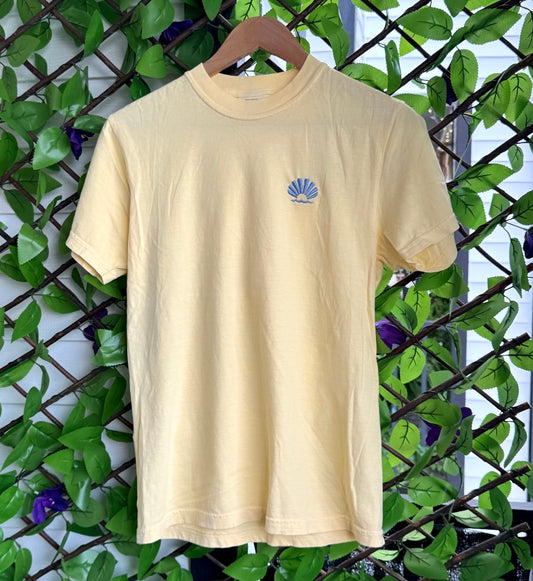 Embroidered Shell Logo T-Shirt