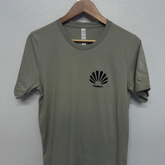 Shell T-Shirt.- Thyme